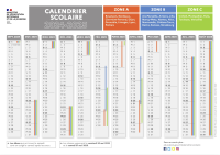 Calendrier 2023 2024